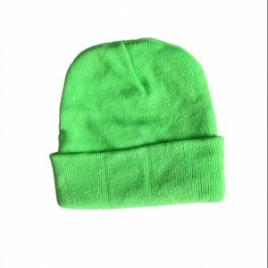Green beanie